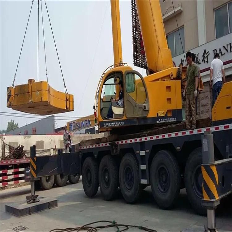 光坡镇当地吊车出租|机器吊装|75吨|工厂搬迁服务